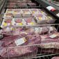 Shown are meat products at a grocery store in Roslyn, Pa., Tuesday, June 15, 2021. U.S. producer prices soared 11% in April from a year earlier, a hefty gain that indicates high inflation will remain a burden for consumers and businesses in the months ahead. The Labor Department said Thursday, May 12, 2022, that its producer price index which measures inflation before it reaches consumers climbed 0.5% in April from March. (AP Photo/Matt Rourke, File)