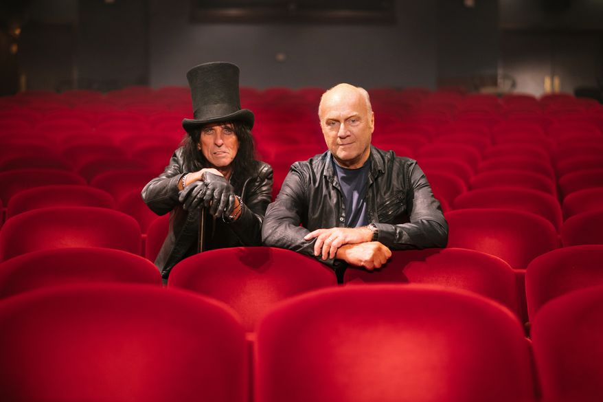 Evangelical pastor Greg Laurie (right) found a friend — and fellow believer — in rocker Alice Cooper (real name Vincent Furnier), a son and grandson of Christian preachers. (Photo courtesy of Greg Laurie)