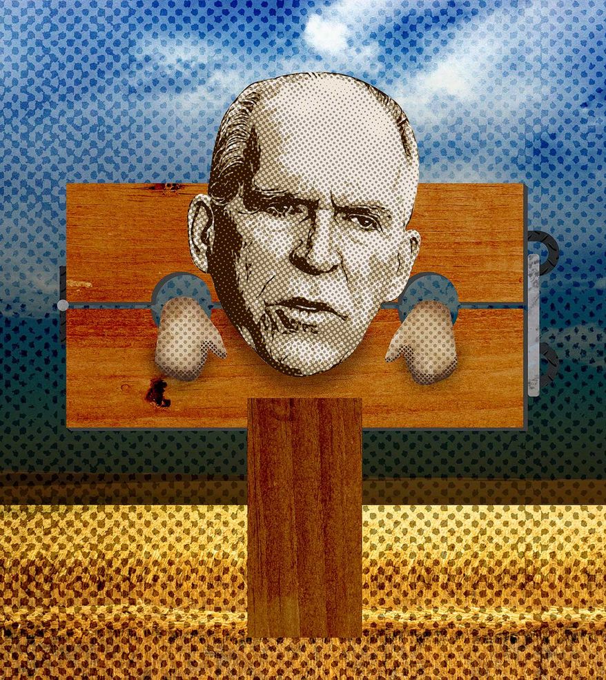 Punish Intelligence officials like Brennan for meddling in presidential elections Illustration by Greg Groesch/The Washington Times