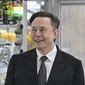 Tesla CEO Elon Musk attends the opening of the Tesla factory Berlin Brandenburg in Gruenheide, Germany on March 22, 2022. Musk says his deal to buy Twitter can’t ‘move forward’ unless the company shows public proof that less than 5% of the accounts on the platform are fake or spam. Musk made the comment in a reply to another user on Twitter early Tuesday, May 17, 2022. (Patrick Pleul/Pool Photo via AP, File)
