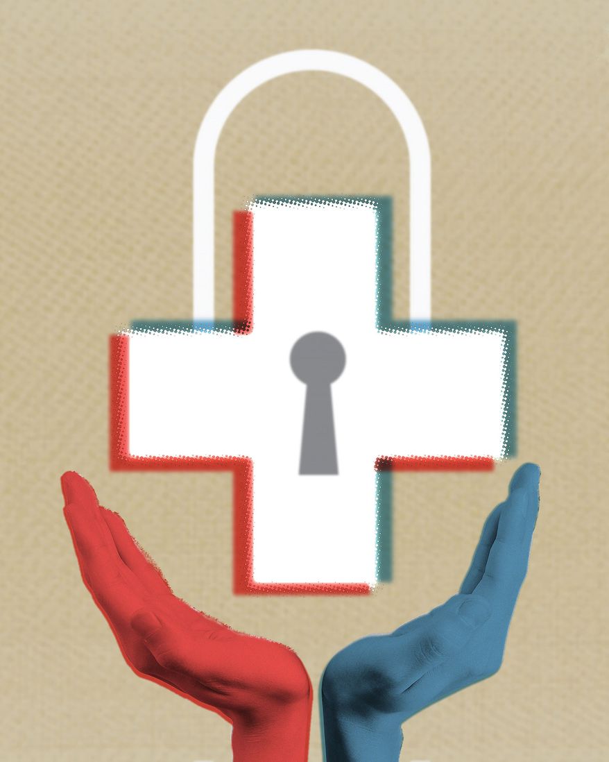 Future health security threats illustration by Linas Garsys / The Washington Times