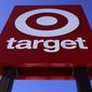 The bullseye logo on a sign outside a Target store is seen on Feb. 28, 2022. Target&#x27;s first-quarter profit took a big hit from higher costs, despite strong sales growth. Target&#x27;s results Wednesday, May 18, reflect the pressure on retailers&#x27; profits coming from surging inflation and persistent clogs in the supply chain. (AP Photo/Charles Krupa, File)