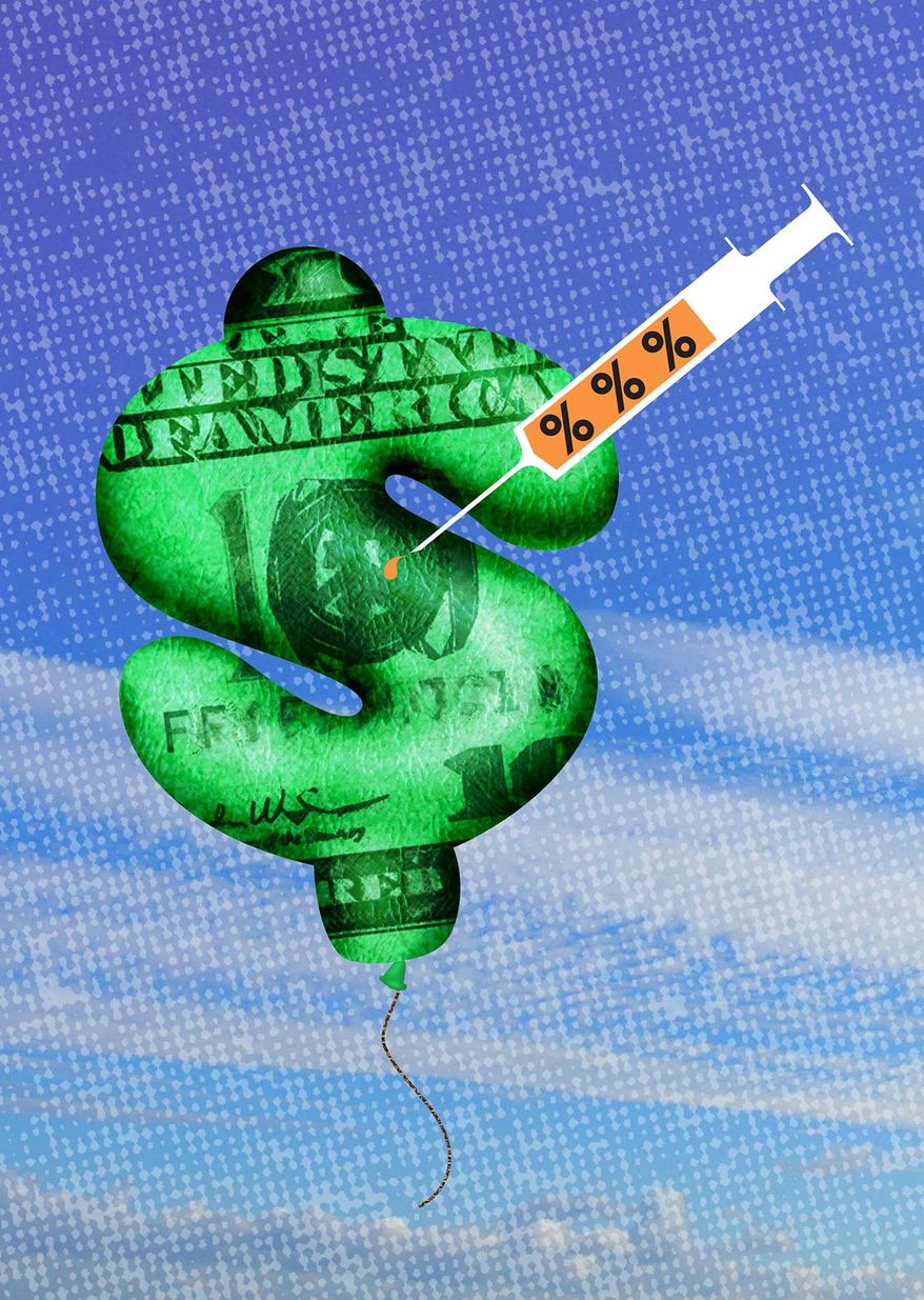 Inflation Cure Illustration by Greg Groesch/The Washington Times