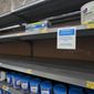 Shelves typically stocked with baby formula sit mostly empty at a store in San Antonio, Tuesday, May 10, 2022. A massive baby formula recall, combined with COVID-related supply chain problems, is getting most of the blame for the shortage that&#39;s causing distress for many parents across the U.S. But the nation&#39;s formula supply has long been vulnerable to this type of crisis, experts say, due to decades-old rules and policies that have allowed a handful of companies to corner nearly the entire U.S. market. (AP Photo/Eric Gay, File)