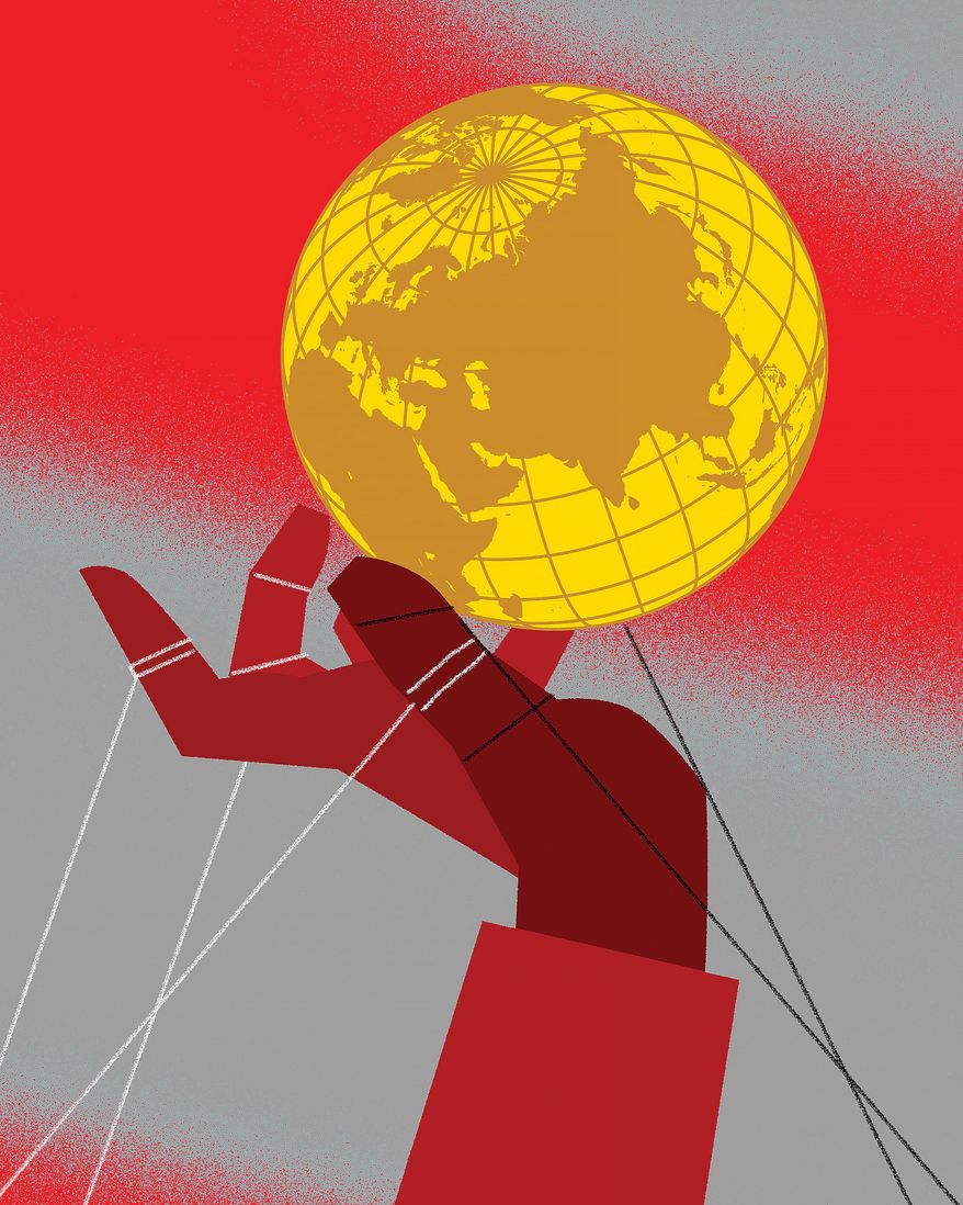 Xi Jinping Power Struggle in China Illustration by Linas Garsys/The Washington Times