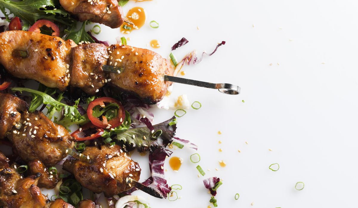 NextImg:Evoking Asia’s street vendors: Maple and soy glazed chicken skewers