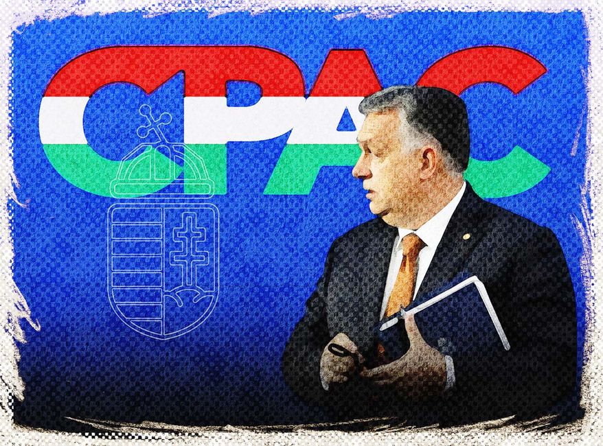 CPAC in Hungary Illustration by Greg Groesch/The Washington Times