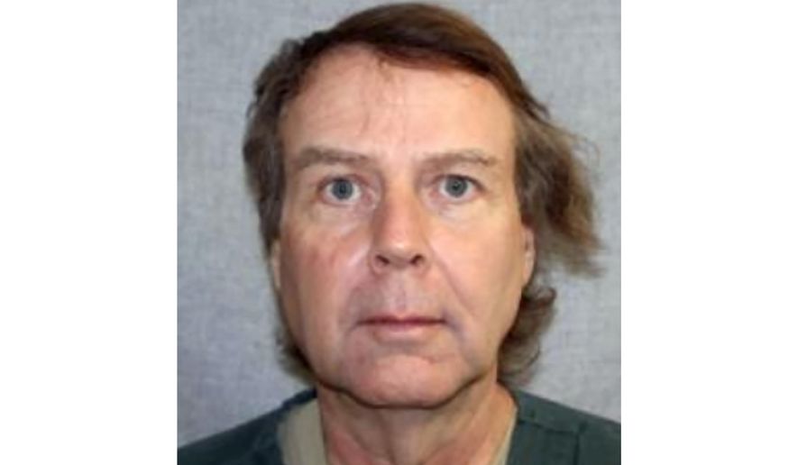 This March 17, 2020, photo provided by the Wisconsin Department of Corrections shows Douglas K. Uhde, who is suspected in the shooting death of retired Juneau, Wis., County Judge John Roemer. (Wisconsin Department of Corrections via AP)