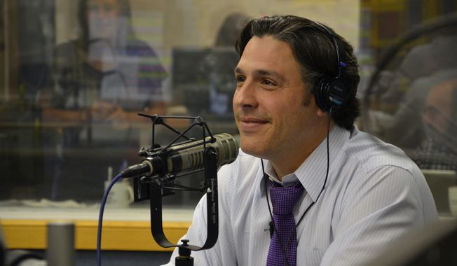 New Jersey talk radio host Bill Spadea, morning host of WKXW New Jersey 101.5 is vexed that New Jersey Gov. Phil Murphy has taken an intense interest in grocery bags while ignoring the state&#x27;s critical needs. (Image courtesy of Bill Spadea)