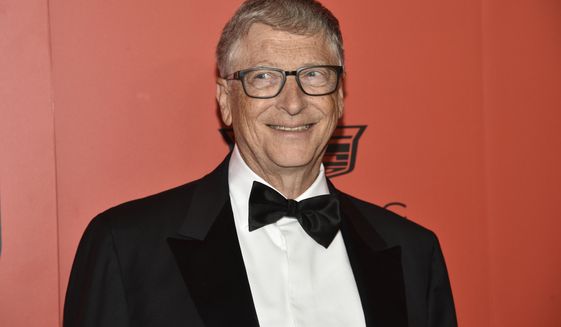 Bill Gates attends the TIME100 Gala celebrating the 100 most influential people in the world at Frederick P. Rose Hall, Jazz at Lincoln Center on Wednesday, June 8, 2022, in New York. (Photo by Evan Agostini/Invision/AP)