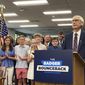 FILE - Wisconsin Gov. Tony Evers speaks at Cumberland Elementary School, July 8, 2021, in Whitefish Bay, Wis. Gov. Evers on Wednesday, June 8, 2022 called a special session for the Republican-controlled Legislature to repeal the state’s 173-year-old law banning abortion, a move that’s more likely to win him political points with his Democratic base in a reelection year than it is to result in action by lawmakers. (AP Photo/Scott Bauer, File)