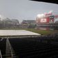 Nationals Park is viewed during a rain delay before a baseball game between the Washington Nationals and the Atlanta Braves, Monday, June 13, 2022, in Washington. (AP Photo/Luis M. Alvarez) **FILE**
