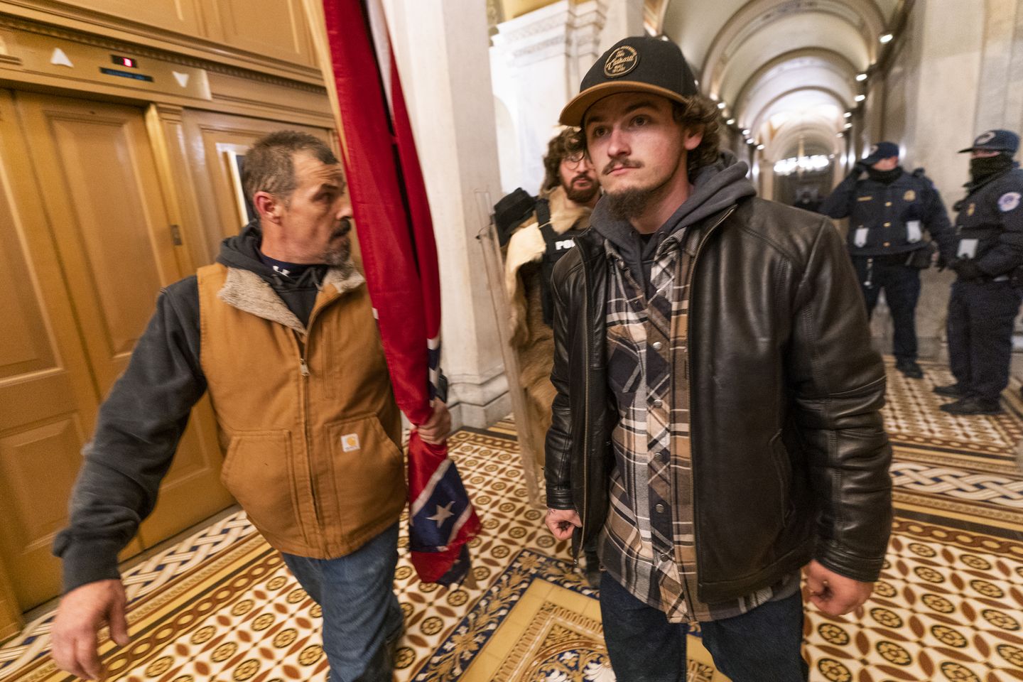Kevin Seefried, dad who carried Confederate flag into U.S. Capitol, heads to trial