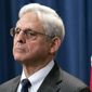 Attorney General Merrick Garland attends a news conference at the Department of Justice, Monday, June 13, 2022, in Washington. (AP Photo/Jacquelyn Martin) ** FILE **
