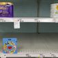 Baby formula is displayed on the shelves of a grocery store in Carmel, Ind. on May 10, 2022. A bill introduced early June, 2022, would require the Food and Drug Administration to inspect infant formula facilities every six months. U.S. regulators have historically inspected baby formula plants at least once a year, but they did not inspect any of the three biggest manufacturers in 2020. (AP Photo/Michael Conroy, File)