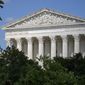 The U.S. Supreme Court building on Capitol Hill in Washington, June 9, 2022. (AP Photo/Patrick Semansky, File)  **FILE**