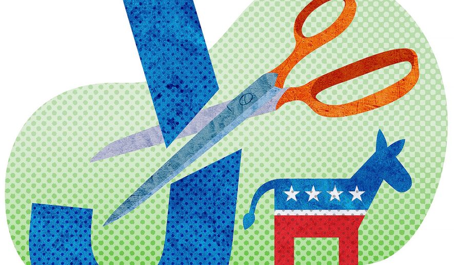 Democrats Cutting Joe Biden Loose Illustration by Greg Groesch/The Washington Times
