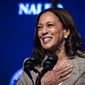 Vice President Kamala Harris speaks at the National Association of Latino Elected and Appointed Officials 39th Annual Conference at Swissôtel Chicago in downtown Chicago, Friday, June 24, 2022. (Ashlee Rezin/Sun-Times/Chicago Sun-Times via AP)