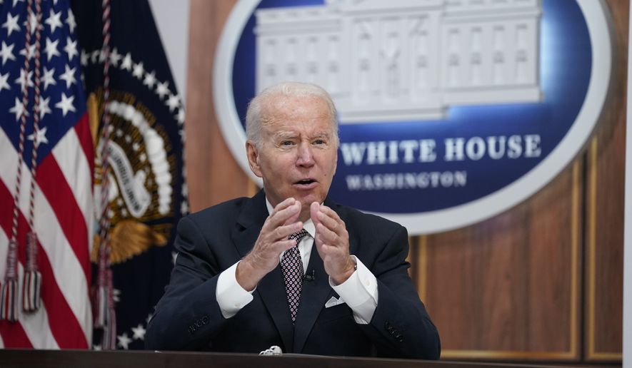 In this file photo, President Joe Biden speaks during the Major Economies Forum on Energy and Climate in the South Court Auditorium on the White House campus,, June 17, 2022, in Washington. A growing and overwhelming majority of Americans say the U.S. is heading in the wrong direction, including nearly 8 in 10 Democrats, according to a new poll that finds deep pessimism about the economy continues to plague President Joe Biden.  (AP Photo/Evan Vucci, File)  **FILE**