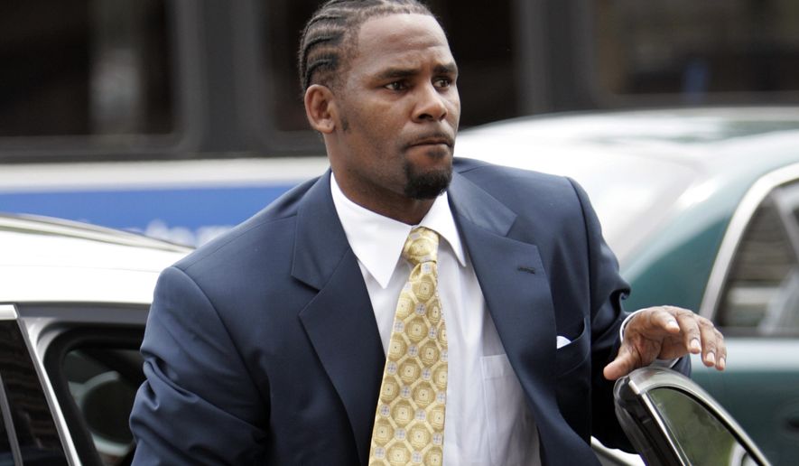 R. Kelly arrives at the Cook County Criminal Court Building, in Chicago, June 13, 2008. R&amp;amp;B legend R. Kelly is entering another phase of his well-publicized downward spiral with a sentencing in a New York City courtroom, Wednesday, June 29, 2022, that could put him behind bars for a quarter century or more. (AP Photo/Nam Y. Huh, File)