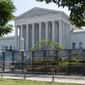 The Supreme Court is seen, Thursday, June 30, 2022, in Washington. (AP Photo/Jacquelyn Martin)