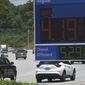 The price of gas is displayed on a sign at an Exxon on East Brainerd Road on Friday, July 1, 2022, in Chattanooga, Tenn. (Matt Hamilton/Chattanooga Times Free Press via AP)