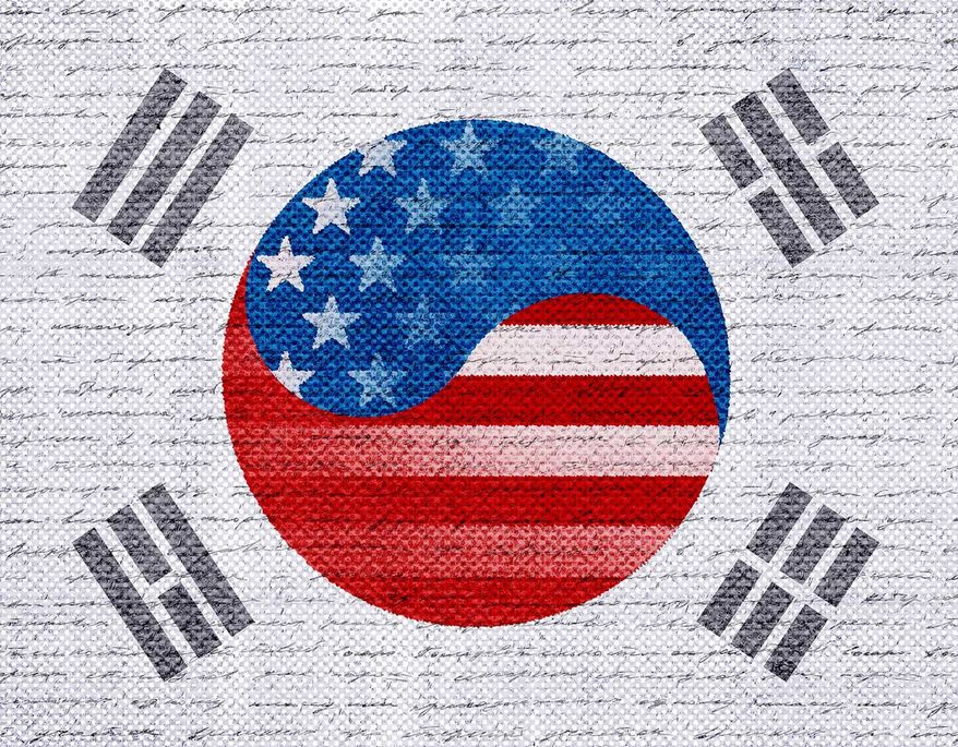 South Korea- American Relations Illustration by Greg Groesch/The Washington Times