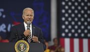 President Joe Biden speaks at Max S. Hayes High School Wednesday, July 6, 2022, in Cleveland. (AP Photo/David Dermer)
