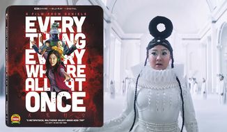 Jobu Tupaki (Stephanie Hsu) sterile bagel universe in &quot;Everything Everywhere All At Once,&quot; now available in the 4K disc format from Lionsgate Home Entertainment.