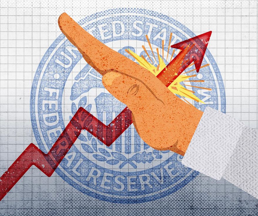 Powell Not Stopping Inflation Illustration by Greg Groesch/The Washington Times