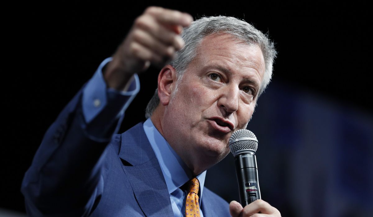 NextImg:Bill de Blasio’s failed presidential campaign fined for financial errors