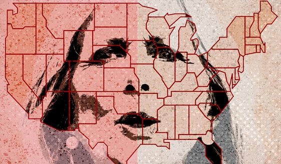 Jill Biden Hates Half of America Illustration by Greg Groesch/The Washington Times