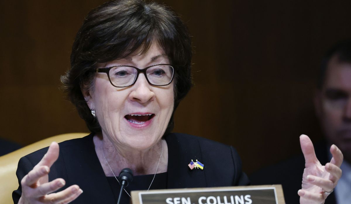 NextImg:Republican Sen. Susan Collins says she will not vote for Trump