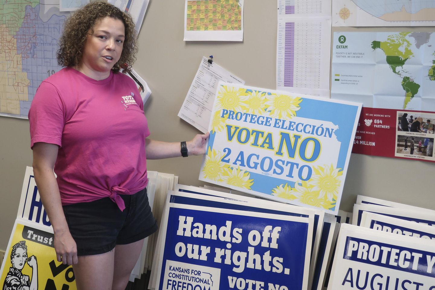 Kansas es el primer estado en votar sobre el aborto desde la muerte de Roe