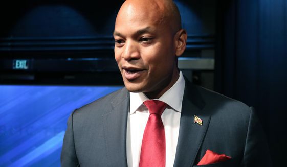 Maryland Democrat Wes Moore talks to reporters on June 6, 2022 in Owings Mills, Md., after a Democratic primary debate for governor of Maryland. One of the best opportunities for Democrats to regain a governor’s office this year is in Maryland, and the race to succeed term-limited Republican Larry Hogan has drawn a crowd of candidates. (AP Photo/Brian Witte, File)