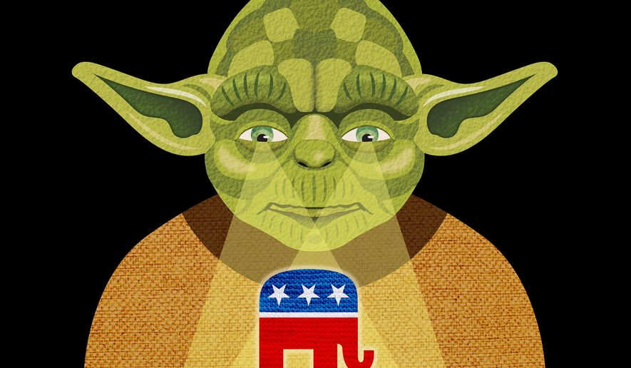 GOP and women (Yoda) illustration by Greg Groesch / The Washington Times