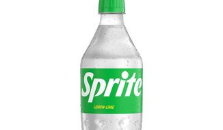 The Coca-Cola Company, which makes Sprite, said Wednesday, July 27, 2022, that it&#39;s changing the soft drink&#39;s container from a green plastic bottle to a clear plastic bottle that is easier to recycle, starting next month. (Image courtesy of The Coca-Cola Company)