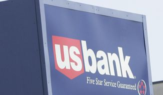 The logo of Minnesota-based US Bank is shown at the Bloomington, Minn., branch, Monday, July 16, 2007. For more than a decade, US Bank pressured its employees to open fake accounts in their customers&#x27; names in order to meet unrealistic sales goals, the Consumer Financial Protection Bureau said Thursday, July 28, 2022, in a case that is deeply similar to the sales practices scandal uncovered at Wells Fargo last decade. (AP Photo/Jim Mone, File)