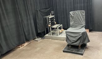 This photo provided by the South Carolina Dept. of Corrections shows the state&#39;s death chamber in Columbia, S.C., including the electric chair, right, and a firing squad chair, left. A South Carolina inmate who killed four people in two states is off death row after a federal appeals court ruled the judge who sentenced him to die nearly two decades ago did not consider his abusive childhood or mental illness. (South Carolina Dept. of Corrections via AP, File)