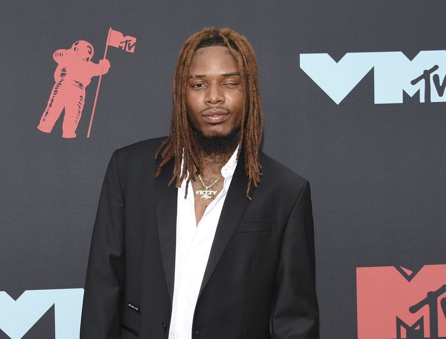 Fetty Wap appears at the MTV Video Music Awards in Newark, N.J. on Aug. 26, 2019. Fetty Wap, whose real name is Willie Maxwell, has been jailed after prosecutors say he threatened to kill a man during a FaceTime call in 2021, violating the terms of his pretrial release in a pending federal drug conspiracy case. U.S. Magistrate Judge Steven Locke, acting on a request from prosecutors, revoked Maxwell’s bond and sent him to jail following a hearing in federal court on Long Island. (Photo by Evan Agostini/Invision/AP, File)