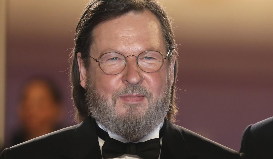 Director Lars von Trier appears at the premiere of the film &quot;The House That Jack Built&quot; at the 71st international film festival, Cannes, southern France, on May 14, 2018.  Von Trier, known for films like “Melancholia” and “Dancer in the Dark,” has been diagnosed with Parkinson’s Disease, his production company Zentropa said Monday. The company said it released the information in order to avoid speculation about his health leading up to the premiere of his series “The Kingdom Exodus” at the Venice Film Festival next month. (Photo by Vianney Le Caer/Invision/AP, File)