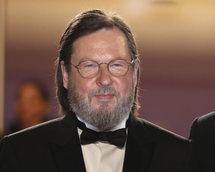 Director Lars von Trier appears at the premiere of the film "The House That Jack Built" at the 71st international film festival, Cannes, southern France, on May 14, 2018. Von Trier, known for films like “Melancholia” and “Dancer in the Dark,” has been diagnosed with Parkinson’s Disease, his production company Zentropa said Monday. The company said it released the information in order to avoid speculation about his health leading up to the premiere of his series “The Kingdom Exodus” at the Venice Film Festival next month. (Photo by Vianney Le Caer/Invision/AP, File)
