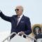 President Joe Biden waves as he boards Air Force One with his son Hunter Biden at Andrews Air Force Base, Md., Wednesday, Aug. 10, 2022. The President is traveling to Kiawah Island, S.C., for vacation. (AP Photo/Manuel Balce Ceneta)