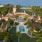 An aerial view of President Donald Trump&#39;s Mar-a-Lago estate is seen Wednesday, Aug. 10, 2022, in Palm Beach, Fla. The FBI searched Trump&#39;s Mar-a-Lago estate as part of an investigation into whether he took classified records from the White House to his Florida residence, people familiar with the matter said Monday. (AP Photo/Steve Helber)