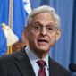 Attorney General Merrick Garland speaks during a news conference at the Department of Justice in Washington,  Aug. 4, 2022.  (AP Photo/Manuel Balce Ceneta, File)