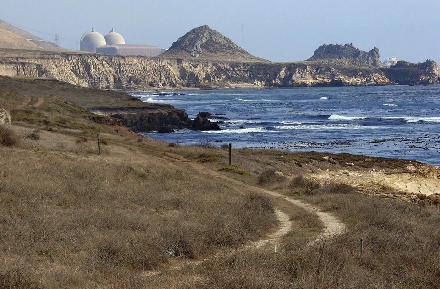 The Diablo Canyon Nuclear Power Plant, south of Los Osos, Calif., is viewed Sept. 20, 2005. The California Energy Commission is holding a three-hour workshop focused on the state&#39;s power needs in the climate change era and what role the power plant might have in maintaining reliable electricity. (AP Photo/Michael A. Mariant, File)