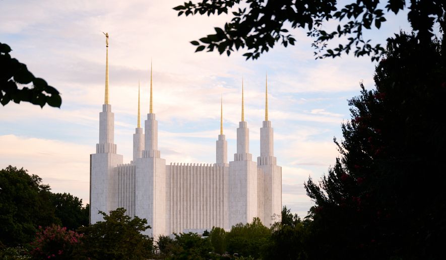 The exterior of the LDS Church’s Washington D.C. Temple on Saturday, August 13, 2022. (Copyright © 2022 by Intellectual Reserve, Inc., all rights reserved. Used by permission.)