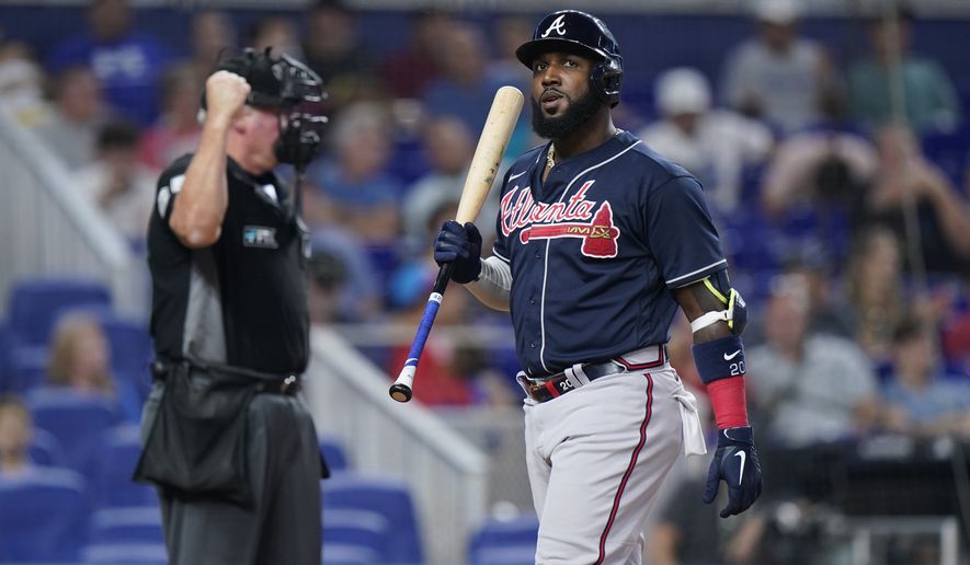 Braves fans boo Marcell Ozuna after another arrest - Washington Times