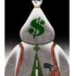 Illustration on increasing the size of the IRS by Alexander Hunter/The Washington Times