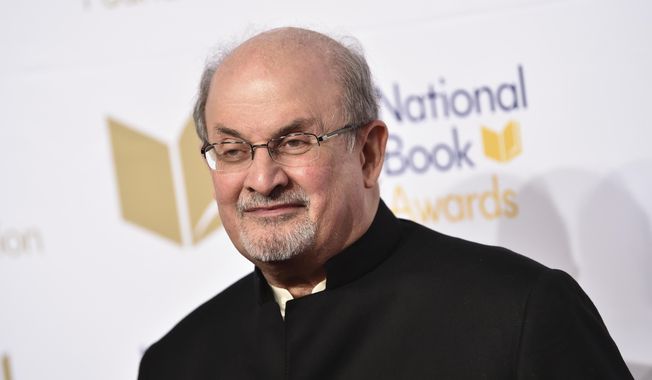 Salman Rushdie attends the 68th National Book Awards Ceremony and Benefit Dinner on Nov. 15, 2017, in New York. An Iranian government official denied on Monday, Aug. 15, 2022, that Tehran was involved in the assault on author Rushdie, in remarks that were the country&#x27;s first public comments on the attack. (Photo by Evan Agostini/Invision/AP, File)